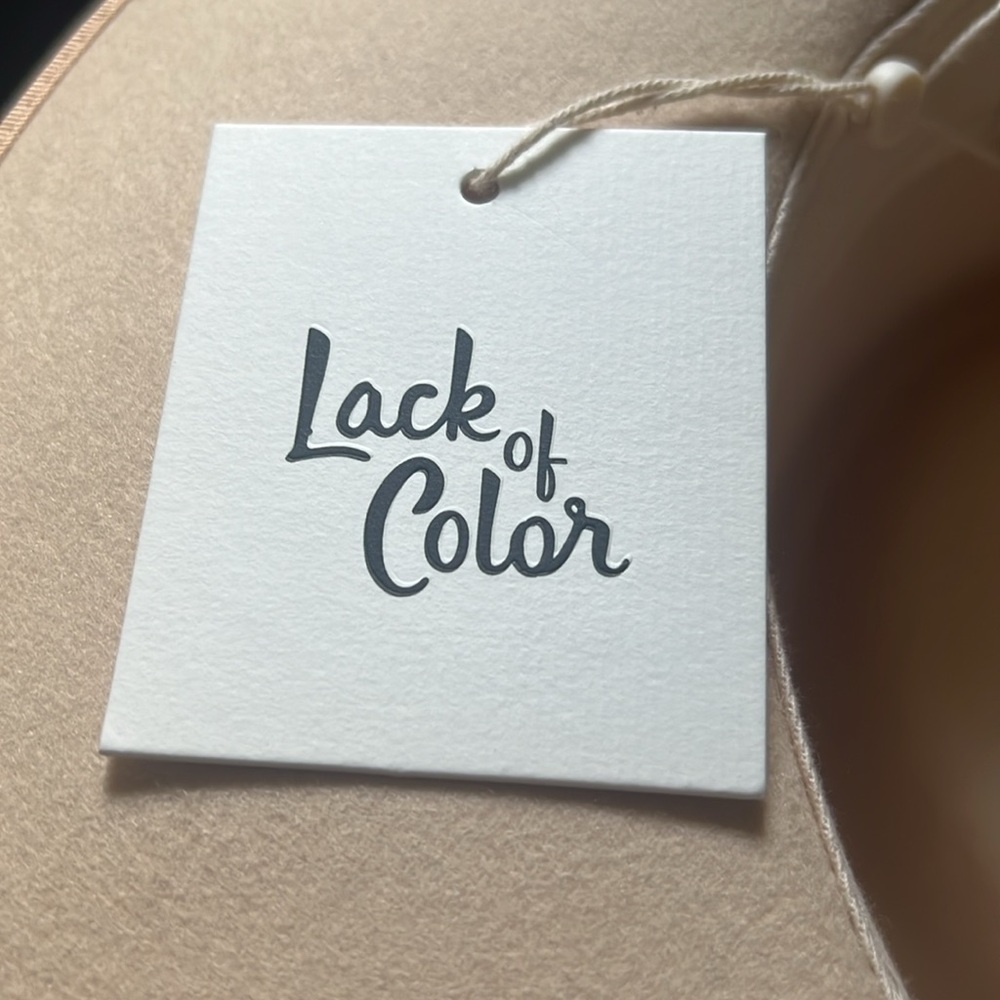 Lack Of Color Cream Wide-Brimmed Hat - Picture 10 of 10